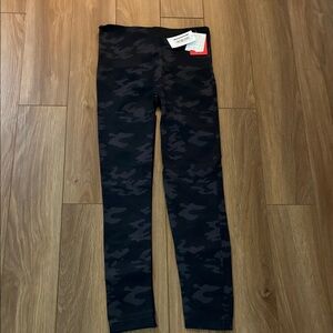 SPANX Women's Black Camouflage Leggings
